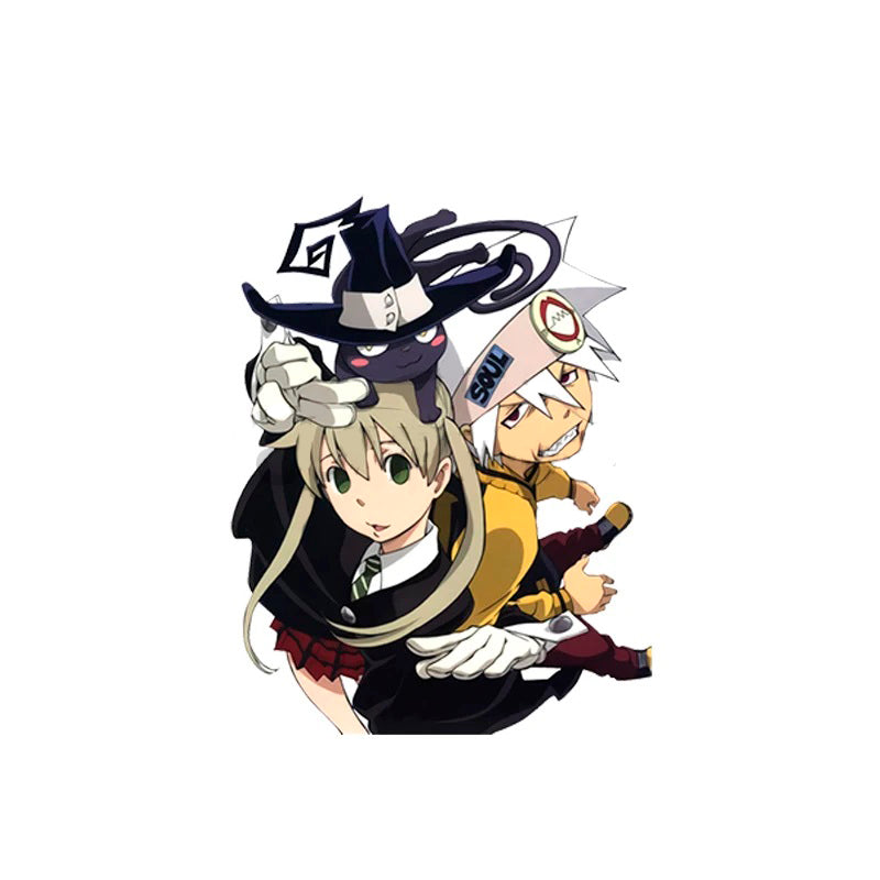 Soul Eater 'Maka Albarn | Soul Evans | Blair-The Witch Cat' Vinyl Car Sticker
