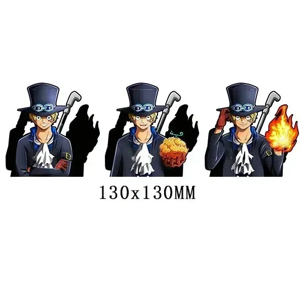 One Piece 'Sabo | Flame Emperor' Vinyl Car 3D Motion Sticker