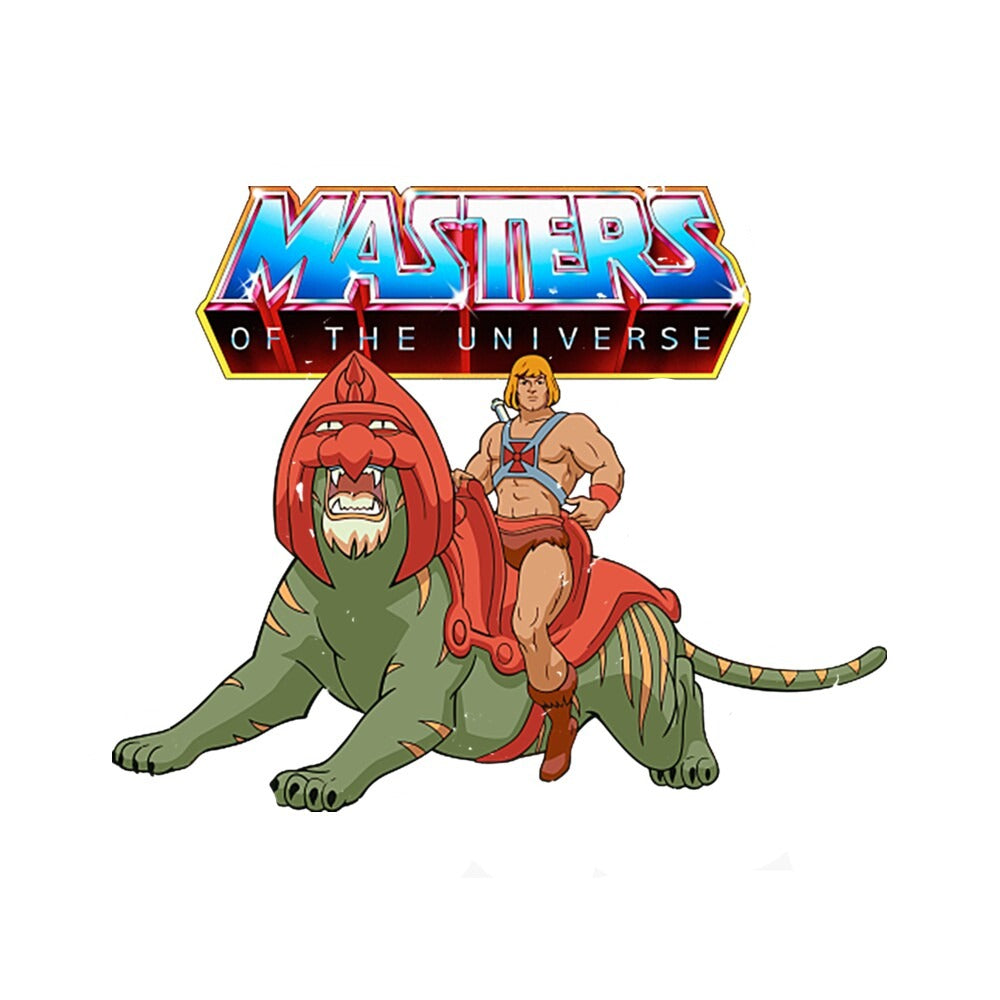 Masters of the Universe 'He-Man and Battle Cat' Vinyl Car Sticker