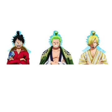 One Piece 'Luffy x Zoro x Sanji' Vinyl Car 3D Motion Sticker
