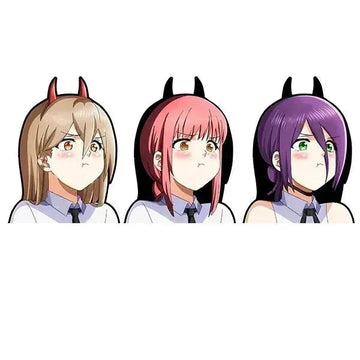 Chainsaw Man 'Power x Makima x Reze' Vinyl Car 3D Motion Sticker