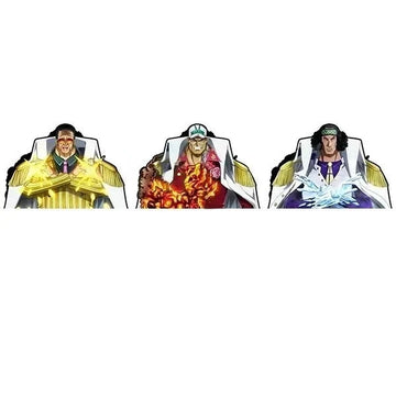 One Piece 'Borsalino x Sakazuki x Kuzan' Vinyl Car 3D Motion Sticker