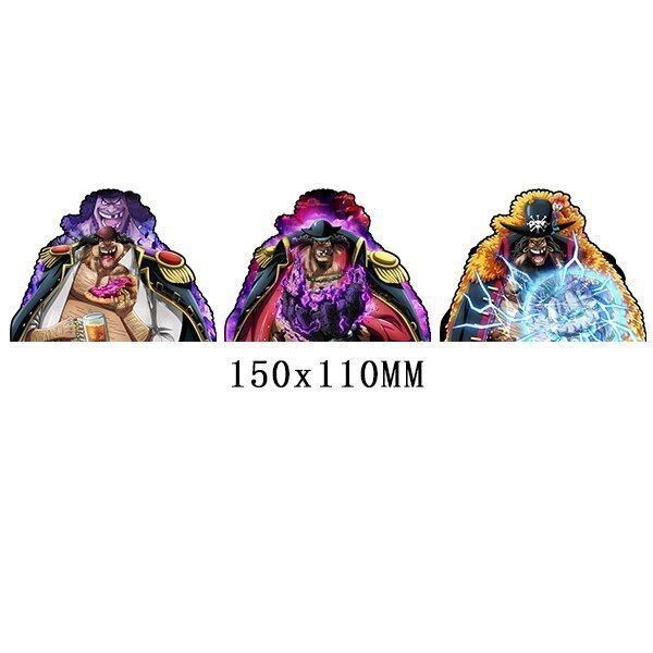 One Piece 'Blackbeard | Happy' Vinyl Car 3D Motion Sticker