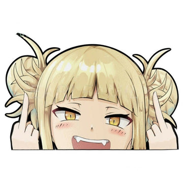 My Hero Academia 'Himiko | F U | 1.0' Vinyl Car Peeker Sticker