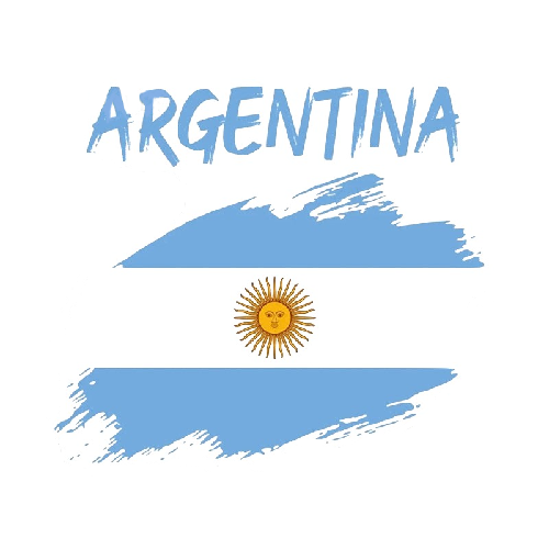 Argentina Flag 'Sun of May' Vinyl Car Sticker