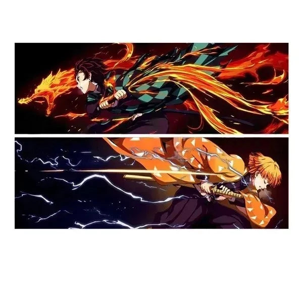 Demon Slayer 'Tanjiro x Zenitsu | Attacking' Vinyl Car 3D Motion Sticker