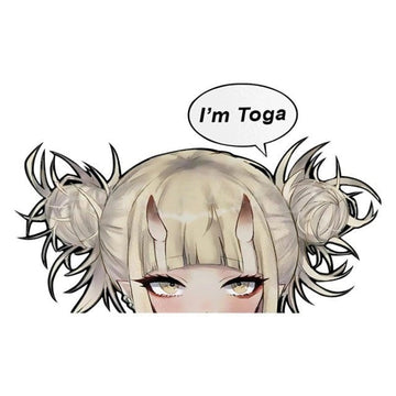 My Hero Academia 'Himiko | I'm Toga' Vinyl Car Peeker Sticker