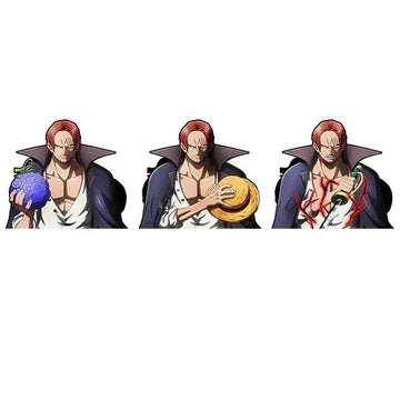 One Piece 'Shanks | Serious' Vinyl Car 3D Motion Sticker