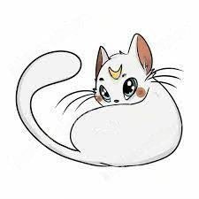 Sailor Moon 'Artemis | Behaved Cat' Vinyl Car Sticker