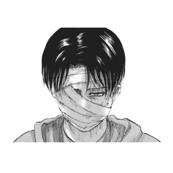 Attack on Titan 'Injured Levi' Vinyl Car Sticker