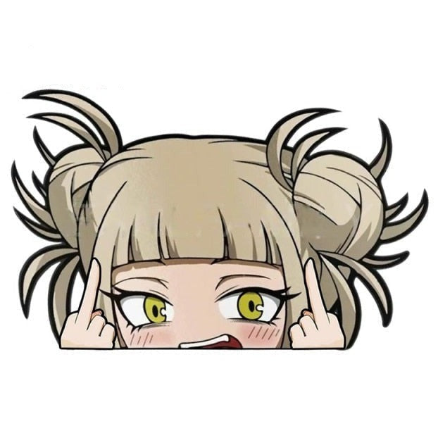 My Hero Academia 'Himiko | F U | 2.0' Vinyl Car Peeker Sticker