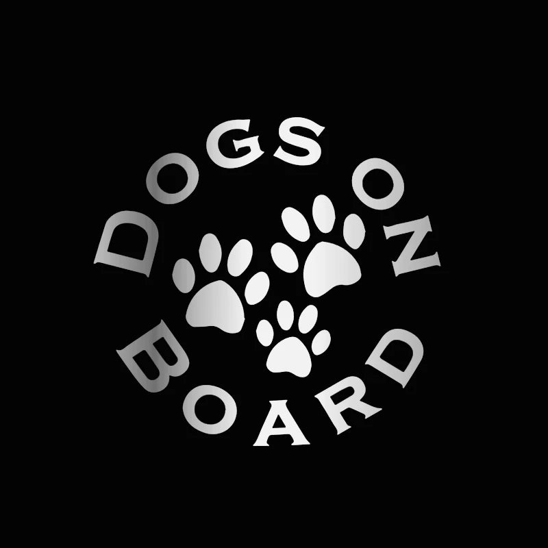 Dogs On Board 'Dog Paws' Vinyl Car Sticker