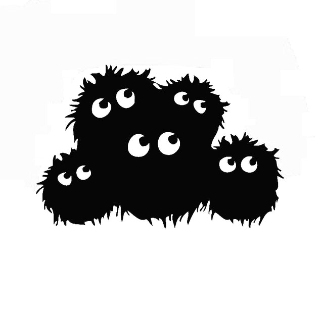 Anime 'Wondering Soot Sprites' Vinyl Car Sticker