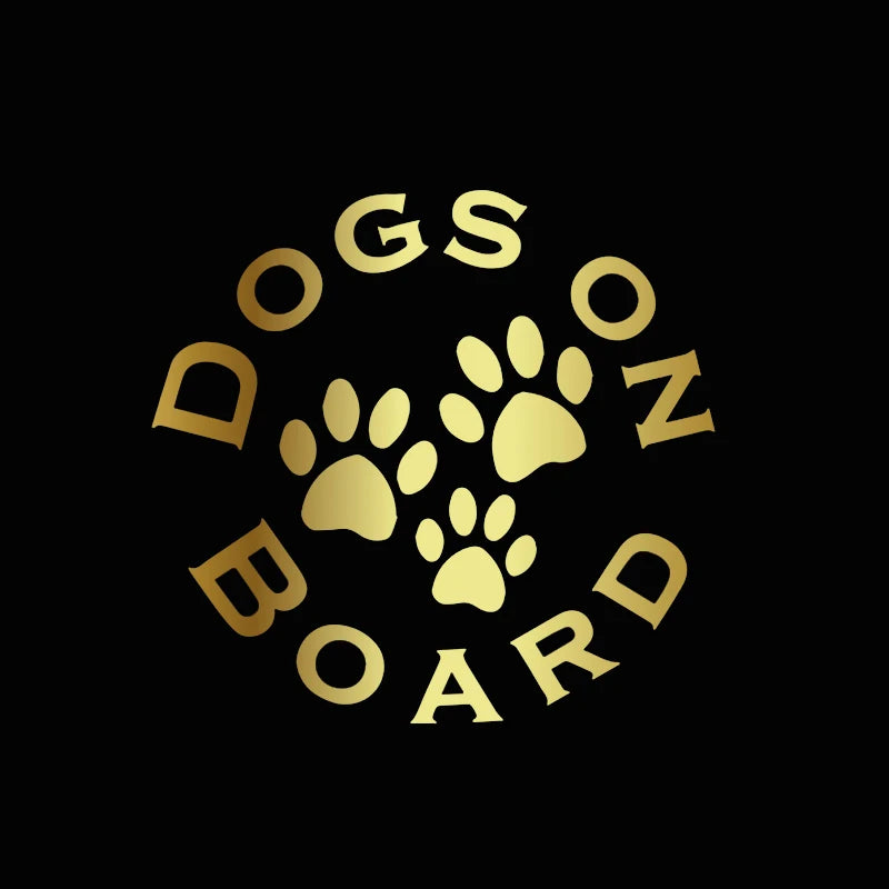 Dogs On Board 'Dog Paws' Vinyl Car Sticker