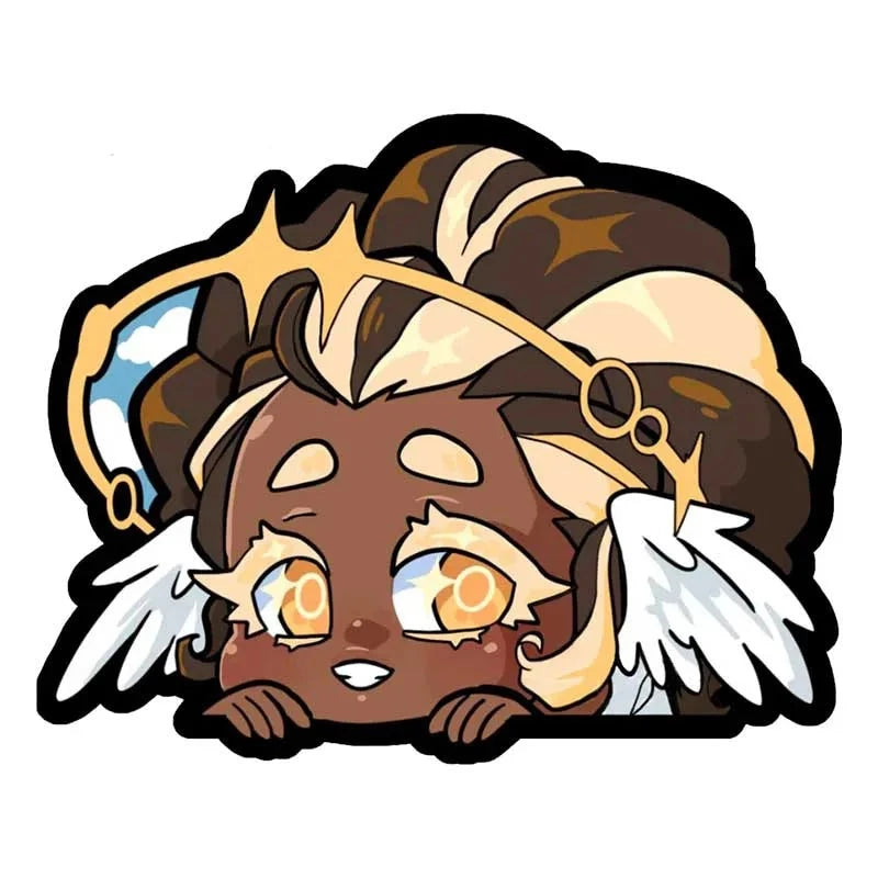 Kawaii Anime 'Brown | Inugami' Vinyl Car Peeker Sticker