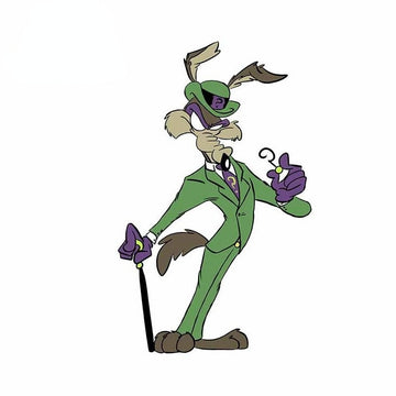 Wile E. Coyote x Riddler Vinyl Car Sticker