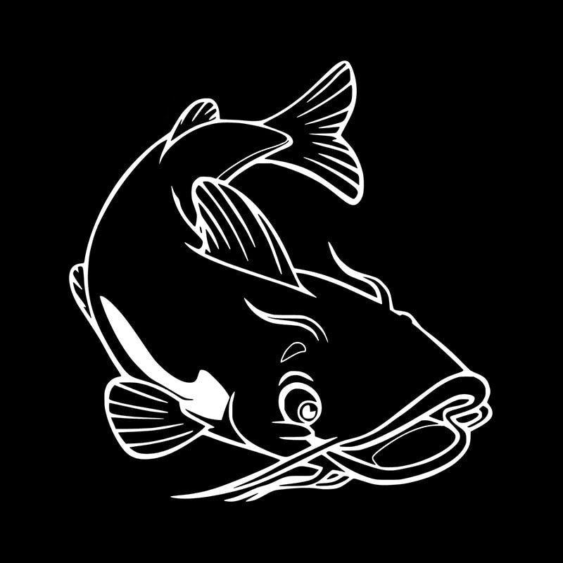 Catfish 'Look Up' Vinyl Car Sticker