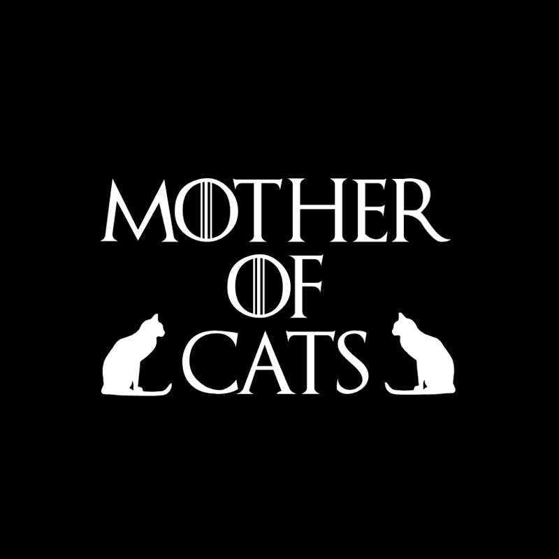 Game of Thrones 'Mother of Cats' Vinyl Car Sticker