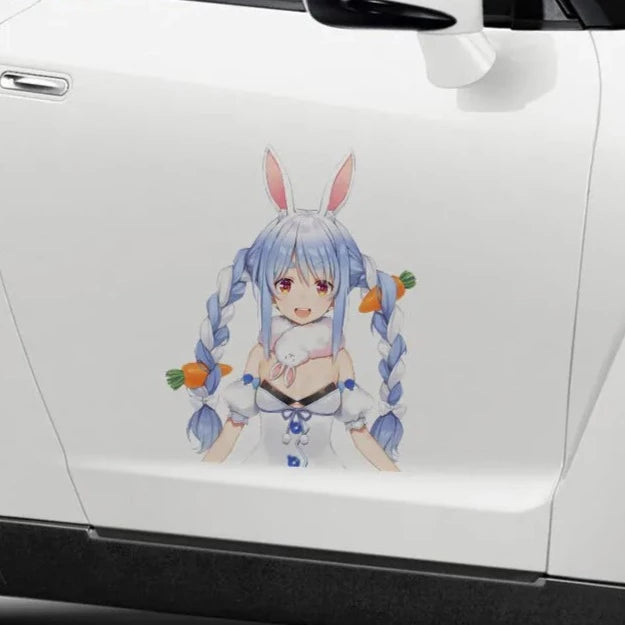 Virtual YouTuber 'Usada Portrait | Left' Vinyl Car Sticker