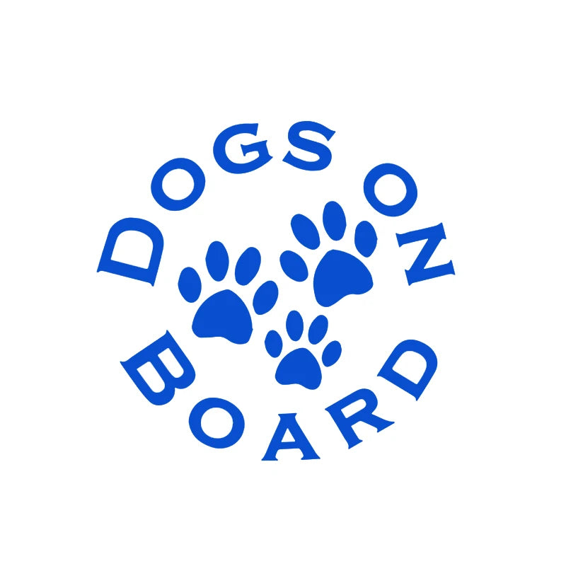 Dogs On Board 'Dog Paws' Vinyl Car Sticker