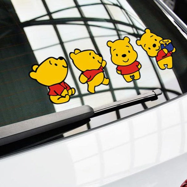 Winnie the Pooh 'Pooh | Jolly' Vinyl Car Sticker