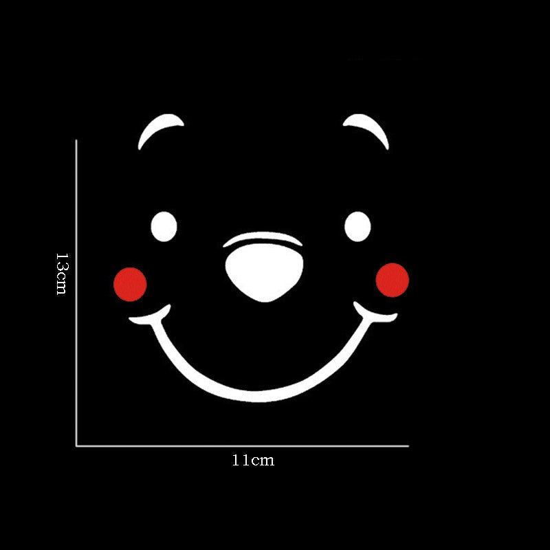 Winnie the Pooh 'Pooh | Smiley Face | 1.0' Vinyl Car Sticker