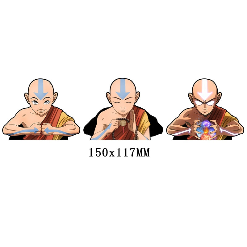 The Last Airbender 'Aang' Vinyl Car 3D Motion Sticker
