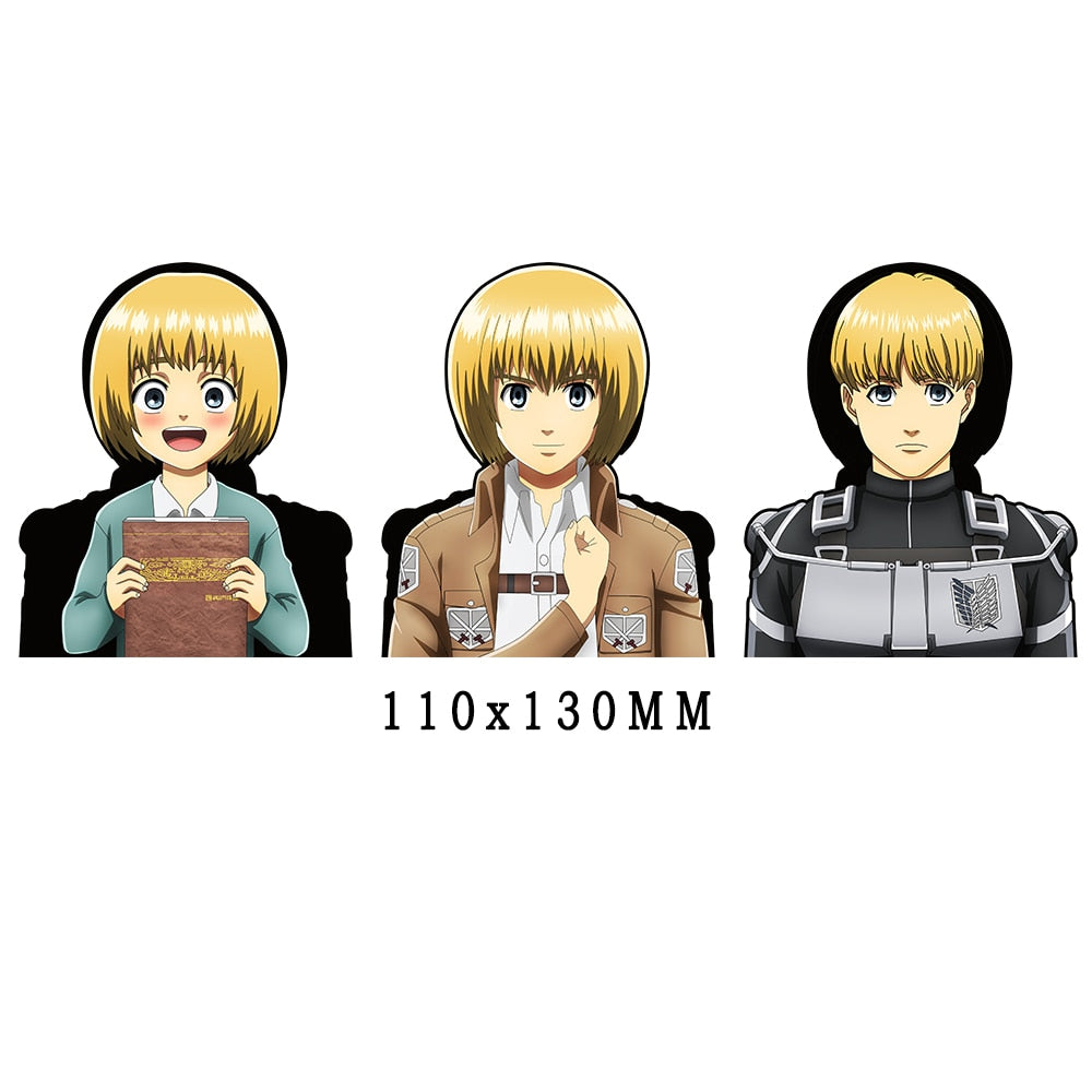 Attack on Titan 'Armin Arlert' Vinyl Car 3D Motion Sticker