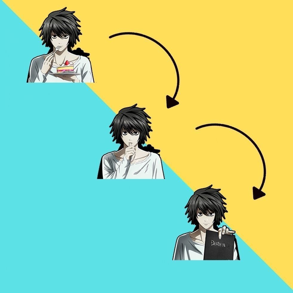 Death Note 'L Lawliet' Vinyl Car 3D Motion Sticker