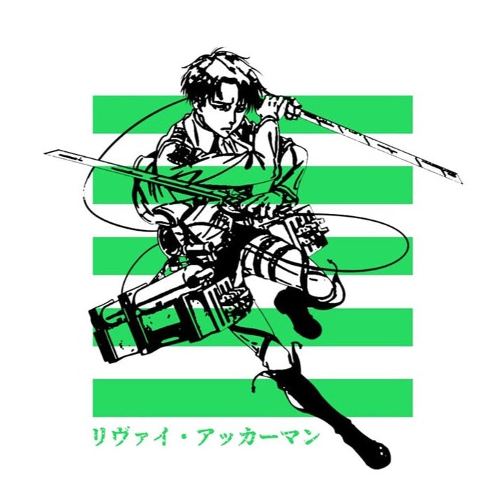 Attack on Titan 'Levi | Fighting' Vinyl Car Sticker