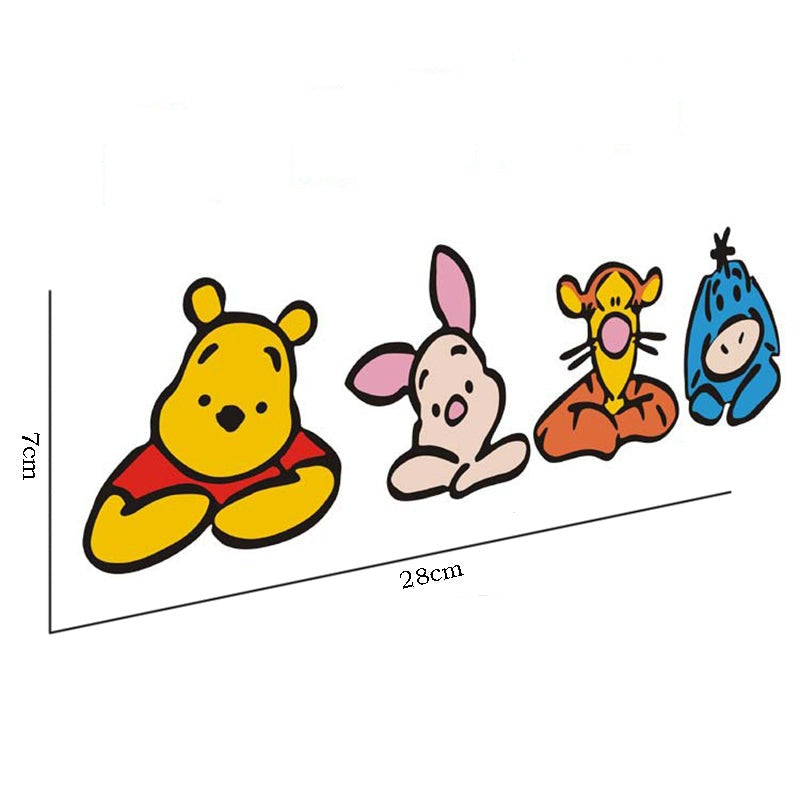 Winnie the Pooh 'Pooh And Friends | Waiting' Vinyl Car Peeker Sticker