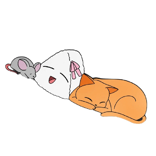 Fruits Basket 'Rat | Rice Ball | Cat' Vinyl Car Sticker