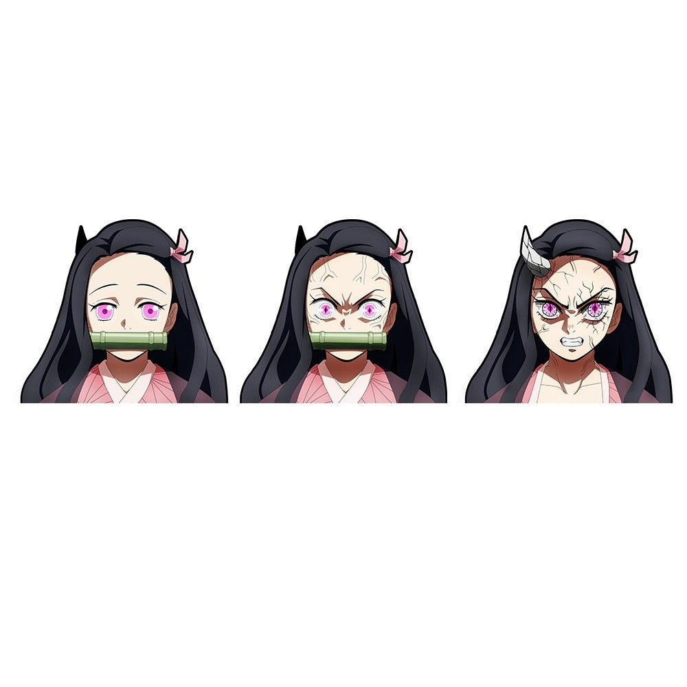 Demon Slayer 'Nezuko Kamado | Demon Form | 1.0' Vinyl Car 3D Motion Sticker