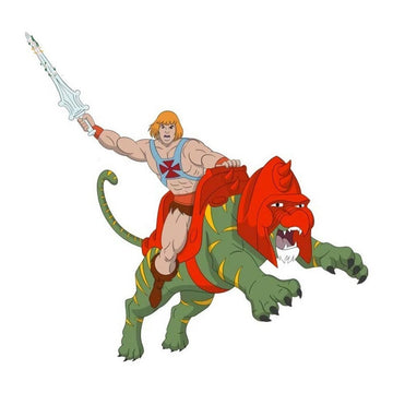 Masters of the Universe 'He-Man and Battle Cat | Fighting' Vinyl Car Sticker