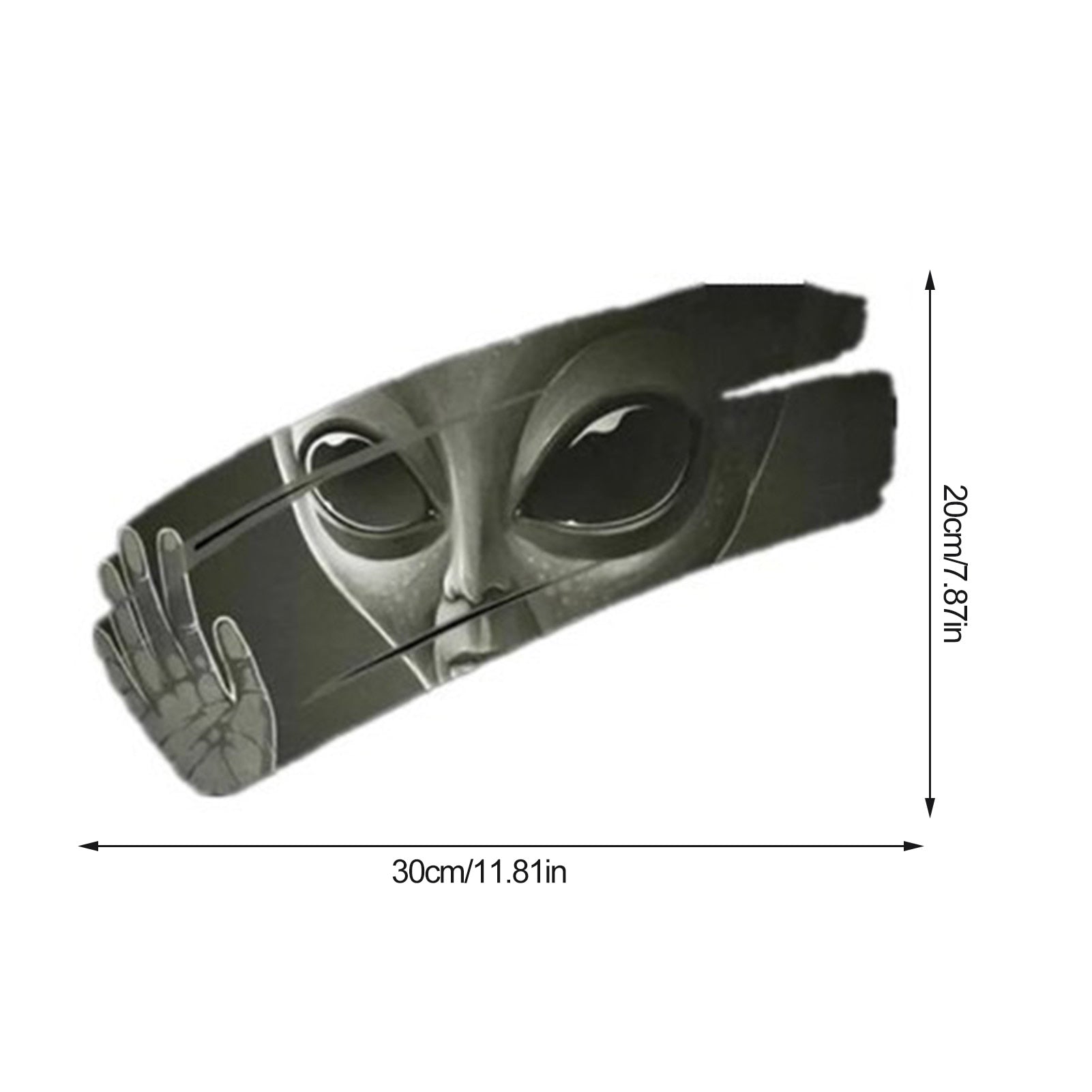 Alien 'Wiping' Vinyl Car Sticker