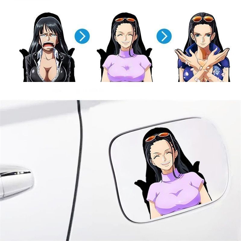 One Piece 'Nico Robin' Vinyl Car 3D Motion Sticker