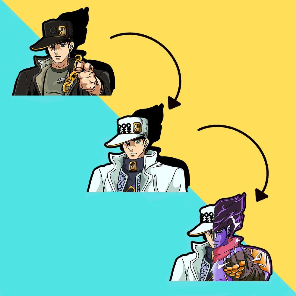 JoJo's Bizarre Adventure 'Jotaro Kujo' Vinyl Car 3D Motion Sticker