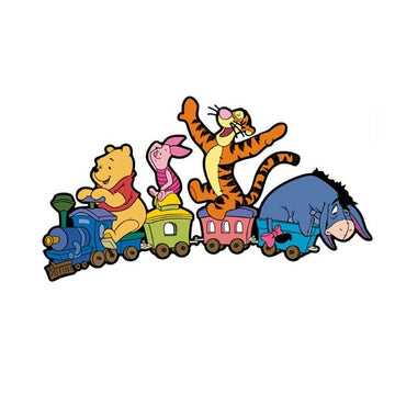 Winnie the Pooh 'Pooh And Friends | Enjoying Rides' Vinyl Car Sticker