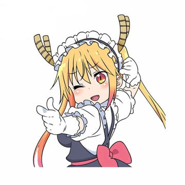 Miss Kobayashi's Dragon Maid 'Tohru | Aiming' Vinyl Car Sticker