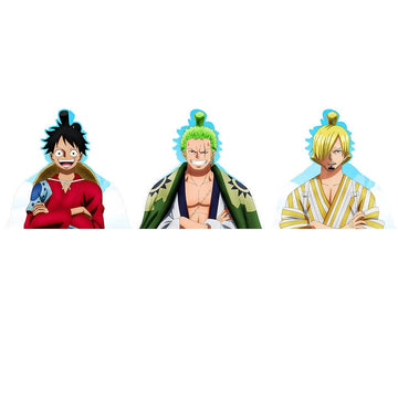 One Piece 'Luffy x Zoro x Sanji | 1.0' Vinyl Car 3D Motion Sticker