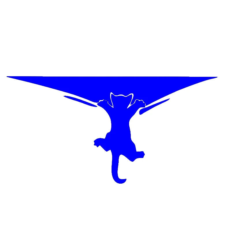 Cute Cat 'Climbing' Vinyl Car Sticker