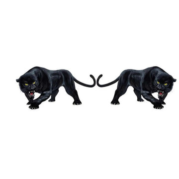 Fierce Panther's 'Growling' Vinyl Car Sticker