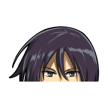 Attack on Titan 'Mikasa Ackerman | Staring' Vinyl Car Peeker Sticker