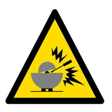 Warning Sign 'Demon Core Serious Harms You And Others Around You' Vinyl Car Sticker