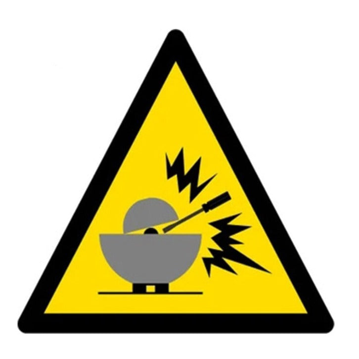 Warning Sign 'Demon Core Serious Harms You And Others Around You' Vinyl Car Sticker