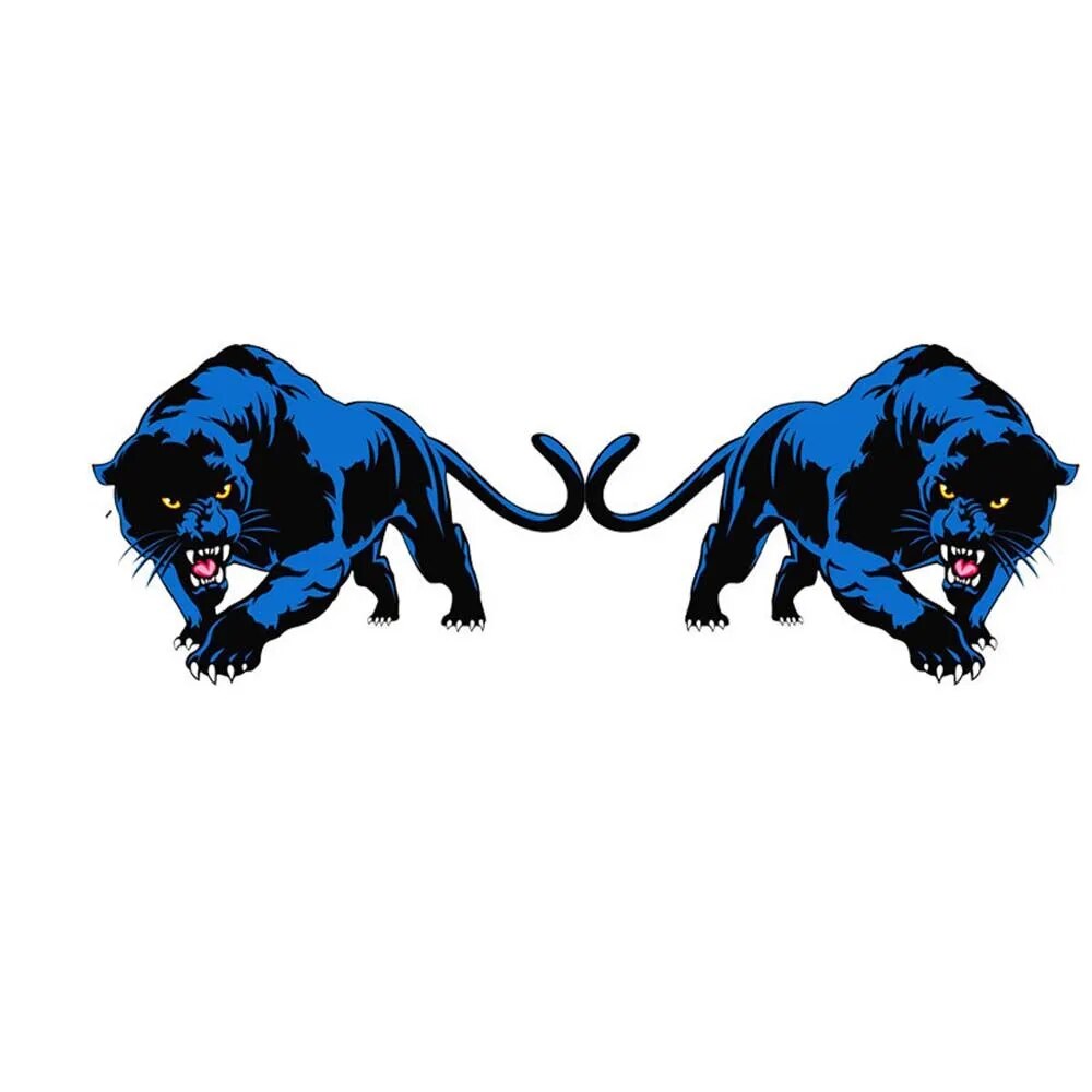 Fierce Panther's 'Growling' Vinyl Car Sticker