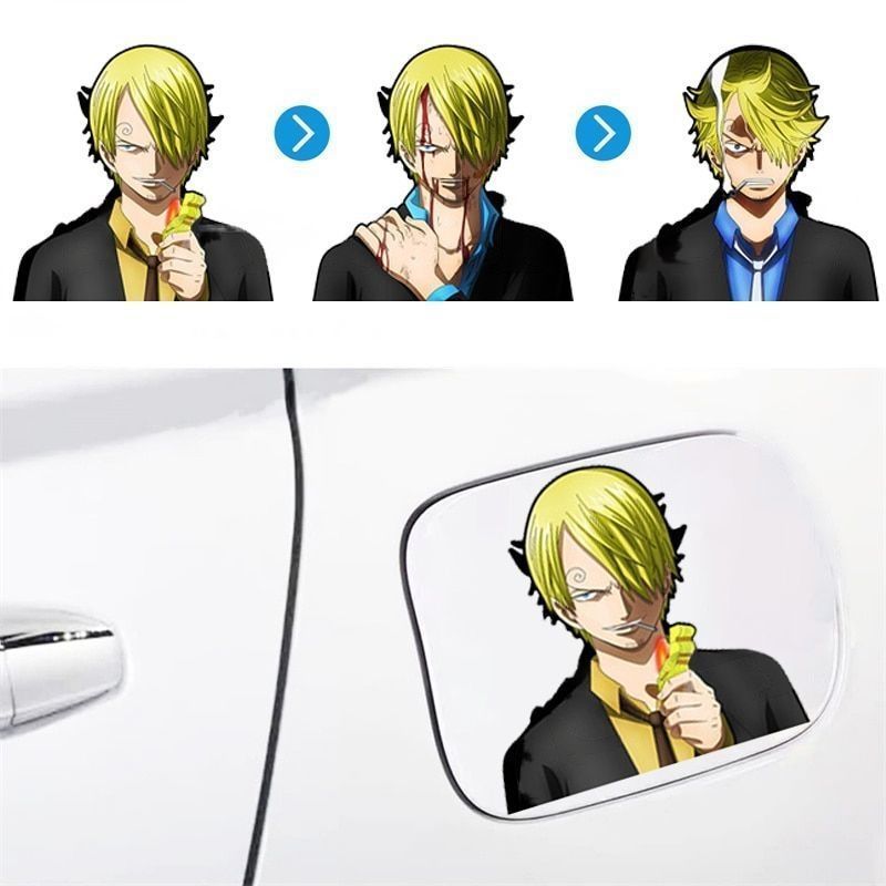 One Piece 'Vinsmoke Sanji | Fierce' Vinyl Car 3D Motion Sticker