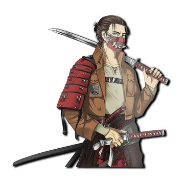 Attack on Titan 'Eren Yeager | Samurai Swords' Vinyl Car Sticker1