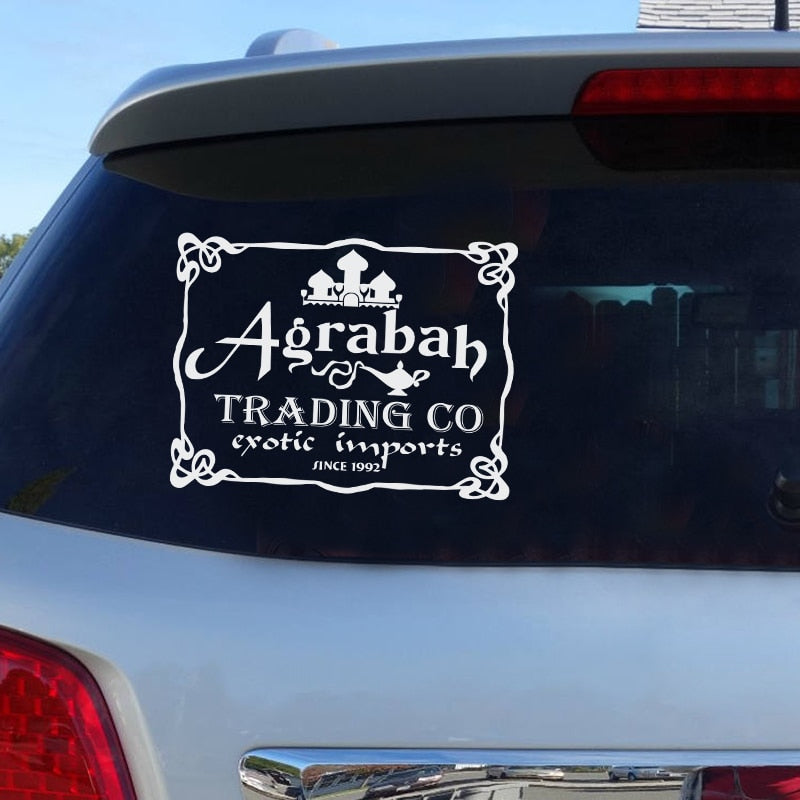 Aladdin 'Agrabah Trading Co | Logo' Vinyl Car Sticker