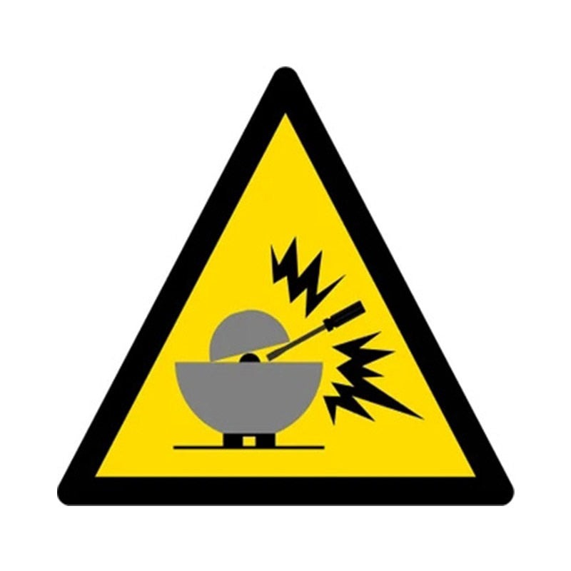 Warning Sign 'Demon Core Serious Harms You And Others Around You' Vinyl Car Sticker